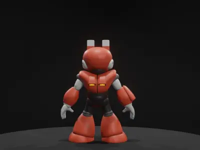 Magnetman bunny robot 3D model