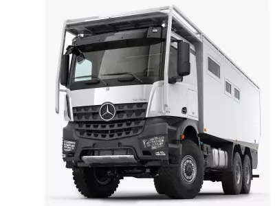 Mercedes Arocs Camper 6X6 3D model