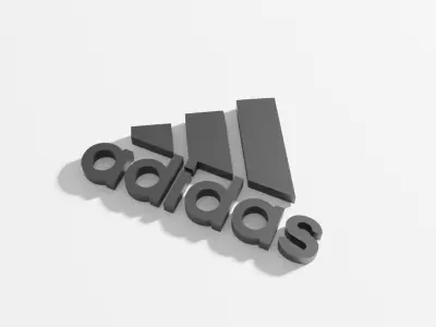 ADIDAS LOGO 3D 3D print model