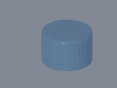 Plastic Bottle Cap 3D model