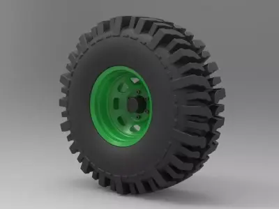 Offroad wheel 11 3D model