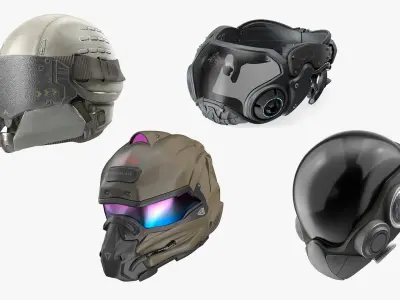  Sci-Fi Helmets Collection 2 