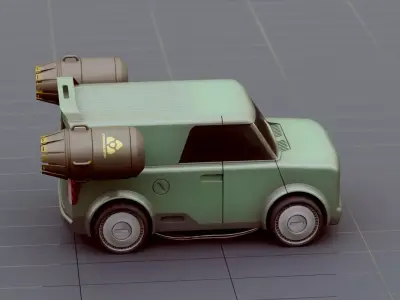 SV-600 RIGGED 3D model