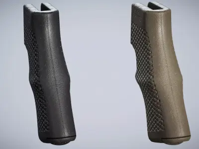 Pistol Grip AB ARMS AR 15 low-poly 3d model Low-poly 3D model