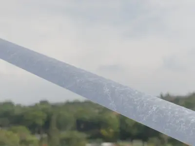 Weapon Katana Sword Blade  3D model