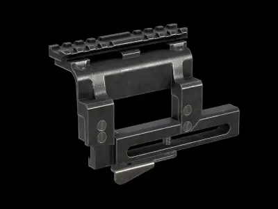 AK - Mount - Std Low-poly 3D model