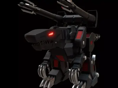 DINOSAUR ROBOT Low-poly 3D model purchase