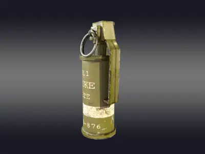 M13 Smoke Grenade 3D model