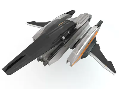 Sci-Fi - Aircraft - Iron 031 3D model