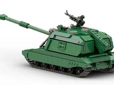 MocBricks3D - Lego 2S19 Msta-S 3D print model