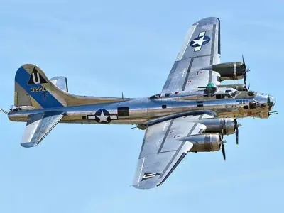 Boeing B-17 Flying Fortress 3D model purchase