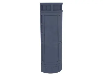 Death Star Small Pillar - 1-6 scale Hottoys 3D print model