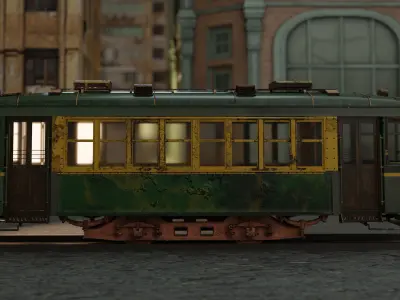 THE TRAIN - MANAUS BELLA EPOQUE Free low-poly 3D model