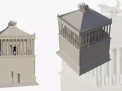 MAUSOLEUM IN HALICARNASSUS 3D print model purchase