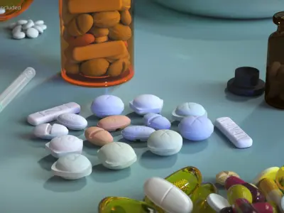  Pharmaceutical Xanax Tablets Mix 