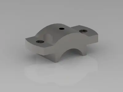 Industrial Brass Cap High-Poly 3D Model 3D model