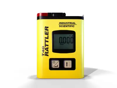 T40 Rattler Gas Detector Low-poly 3D model