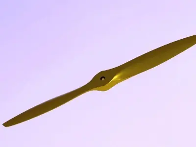 Rc Airplane Prop and Mold Free 3D model