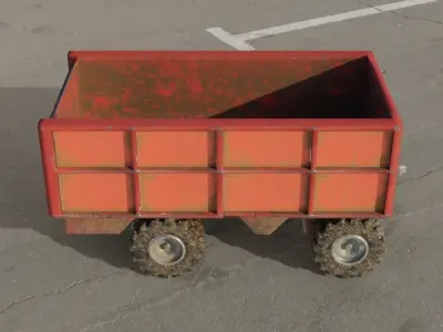 Container truck 3D model Low-poly 3D model from CGTrader