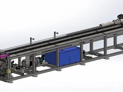CNC PIPE BENDING MACHINE 3D model