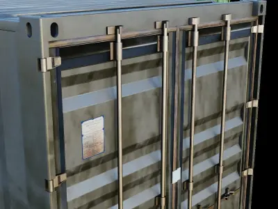 Shipping Container Free 3D model purchase
