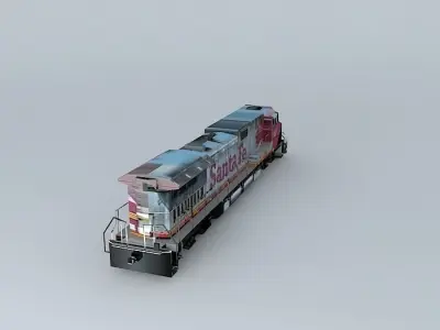 Eco Rail Dash 9 Dummy! Sidings Junk Free 3D model