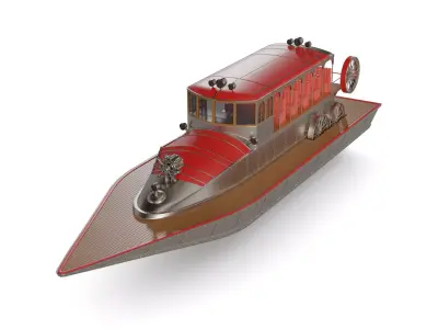 Airboat 3D model by mohd-raza from CGTrader