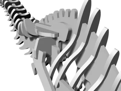 dinosaur puzzle toy Free 3D model