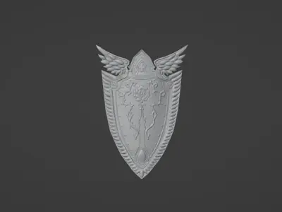 Souvenir Imperial Crusader Shield from Lineage2 Game L2 3D print model