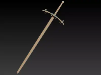 Old sword Free 3D model purchase