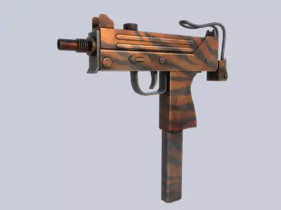 MAC10 Tiger Low-poly 3D model