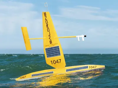 Saildrone Explorer Low-poly 3D model