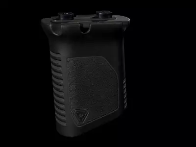 Strike Industries M-LOK Angled Vertical Grip Low-poly 3D model