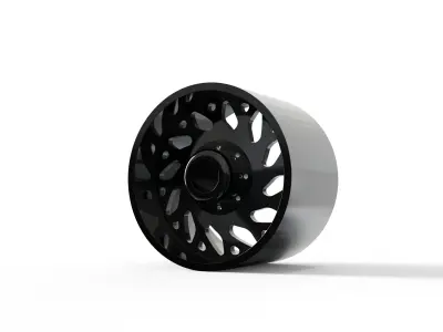 REAR SPECIALITY FORGED D003 WHEEL 3D MODEL 3D model