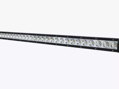 Large LED Light Bar V2 3D model