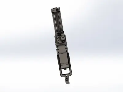 Grampo Pneumatico UCBP 40 Pneumatic Clamp 3D model