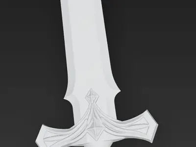 Cosmic Galaxy Sword - Fantasy Blade with Universal Energy 3D print model
