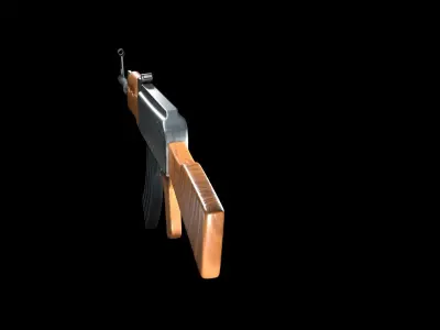  Kalashnikov assault rifle AK-47 3D model
