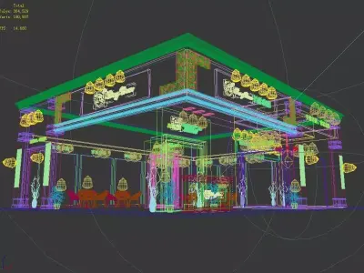 Exhibition - Area -10X12-3DMAX2009-067 3D model