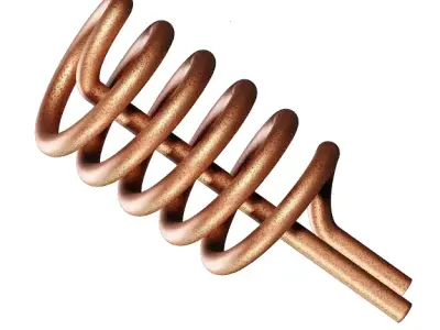 Rusty Gyser Heating Coil 3D model