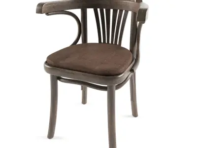 Chair with Table Free 3D model
