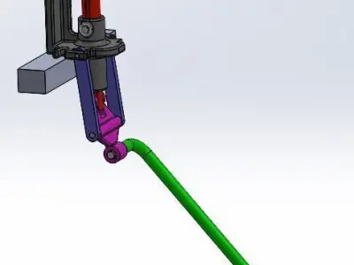 Manual press 3D model