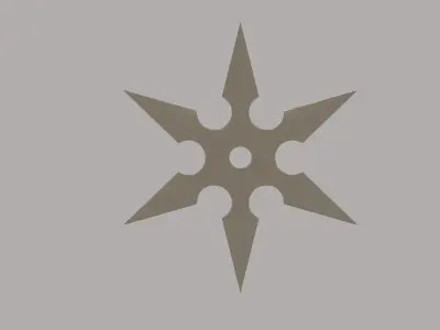 Shuriken 3D model purchase