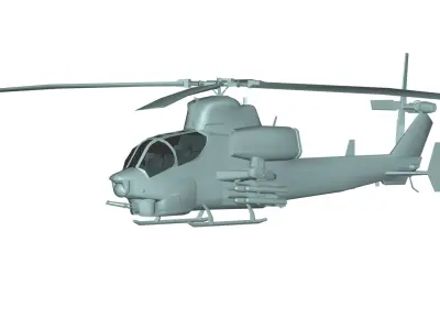 Bell AH-1Z Viper 3D model purchase