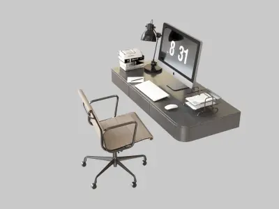 3D Table Work 3D model