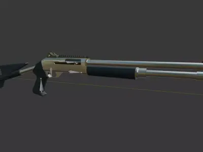 Shotgun 3D model 17