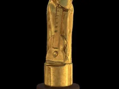 Martin Fierro Award Statuette 3D model 3D model