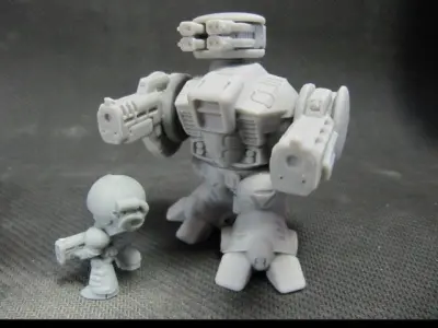 CHIBI-TECH SD - STORM-4 GUNPOD 3D print model