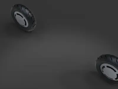 Motorcycle tire num3 3D model