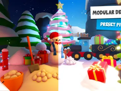 GrieverXVII - Roblox - Asset Pack - Xmas Pack Low-poly 3D model
